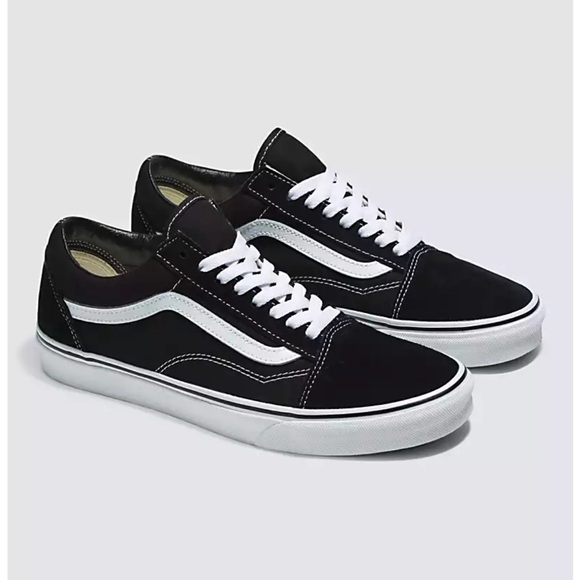 Vans Old Skool Shoe Black/White - Picture 2 of 7
